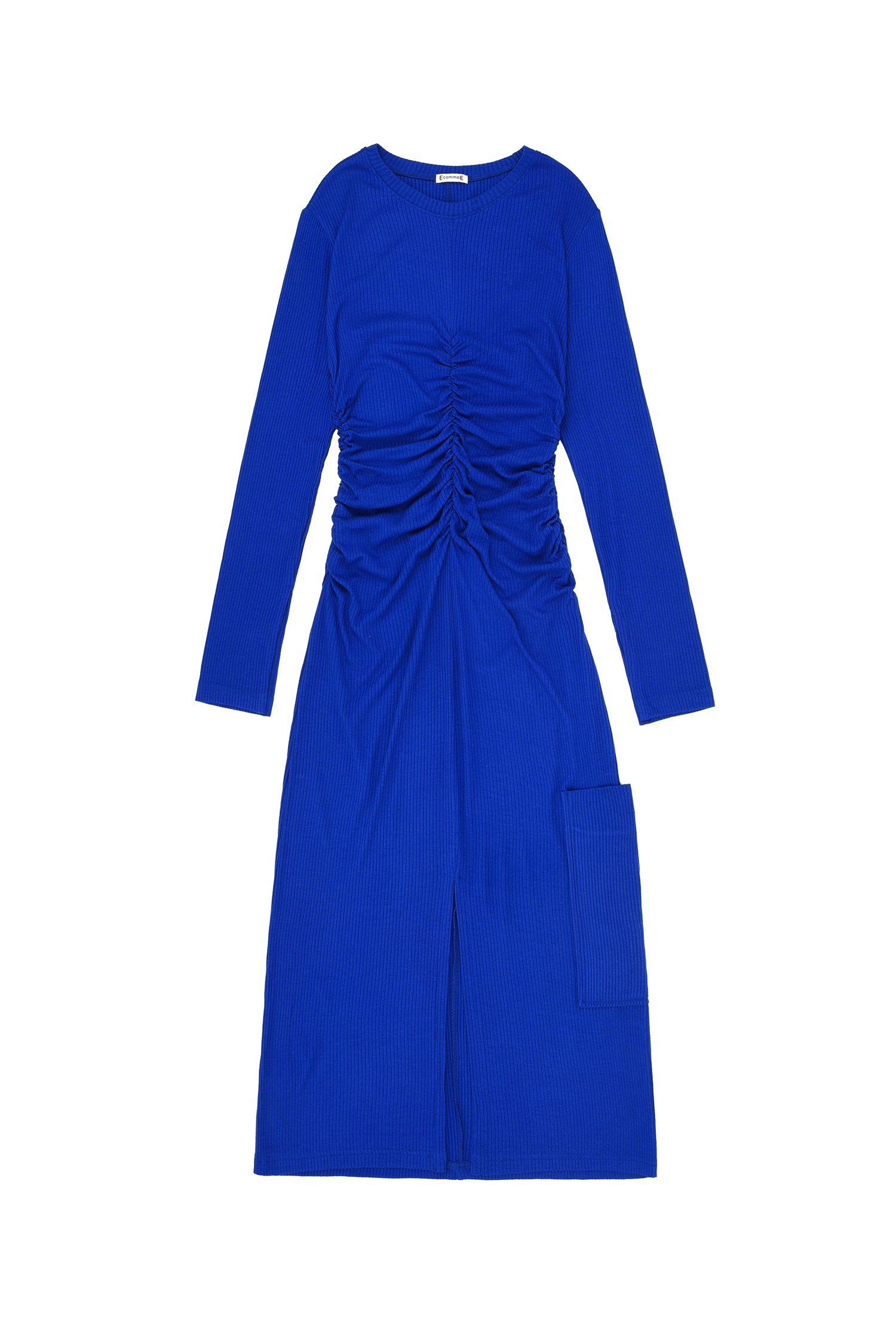 SHIRRING EASY DRESS (BLUE) (3colors)