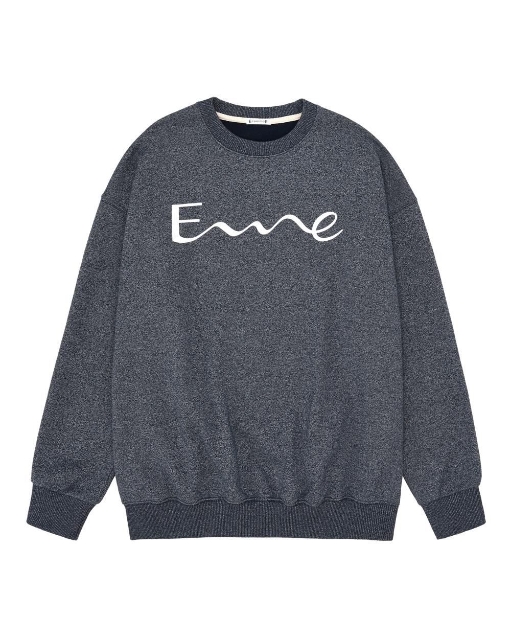SIGNATURE OVER SIZED SWEAT-SHIRT (NAVY) (3colors)